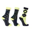 Hy Equestrian Stella Children's Socks - 3 Pack - Navy/Yellow